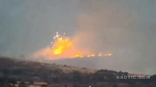 War Zone Footage: Israeli Artillery Attacks on Hezbollah
