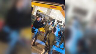 Gas Station Party Thrown By IDF Soldiers