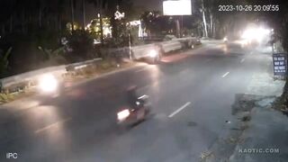 Biker Dies On The Spot After Crashing Into Tree