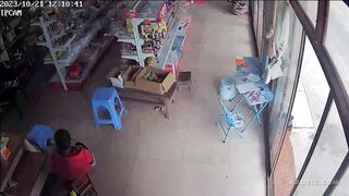 Doggo Bites Female Store Keeper In China