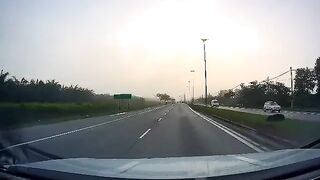 100mph to 0 in A Fiery Crash