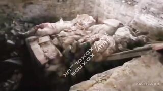 A mountain of dead Ukrainian soldiers after a meat assault