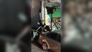 Scumbag Beats The Shit Out Of Poor GF In Venezuela