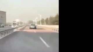Chinese Pedestrian Literally Destroyed
