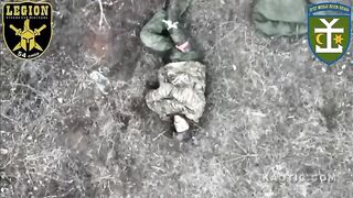 Soldier Hit By Two Drone Grenades