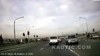 Man Runs Over Armed Car Jacker in South Africa