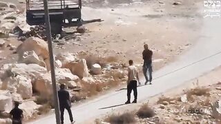 War Zone Footage: Israeli Settler Shoots Palestinian Man