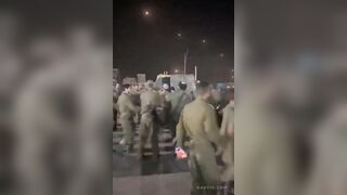 Israeli Soldiers Dance As Missiles Are Prepared