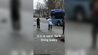 Old Men Fight in NYC