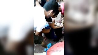 Girls Fighting At Music Festival In Brazil