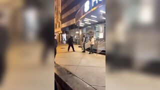 Old Man Takes Down 20 Year Old Instigator In Chicago