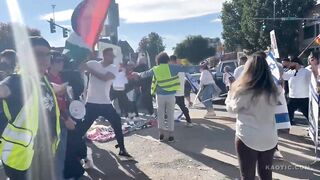 2 groups of foreigners fight in a foreigner country!!!