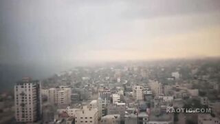 War Zone Footage: Israel Starts Bombing Gaza City