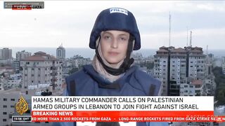 War Zone Footage: Impact During Live News Broadcast