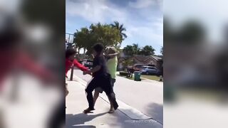 Three Brothers Fight Aggressive Neighbor