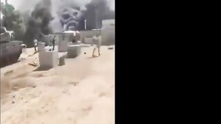 War Zone Footage: Hamas Take Over Israeli Military Base