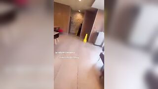 McDonald's Worker Catches Couple Fucking in Bathroom