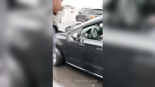 Drunk Woman in Hit and Run Fails to Flee the Scene