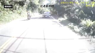 Taiwanese Biker Goes Off road