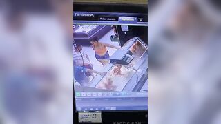 CCTV Catches Not-so Private Blowjob