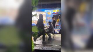 Brawl Outside Sabor Latino in Queens, NY