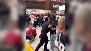 Houston Texans Fans Fighting After Loss