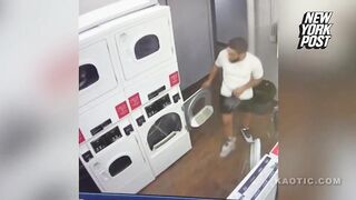 Laundromat Panty Bandit Caught In The Act