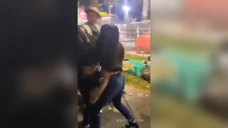 Girl Stabbed In The Face Outside Night Club