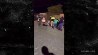 Officer Slams Teen Girl on The Ground