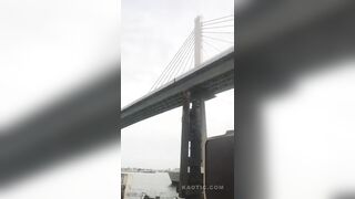 Suicide Saturday: Man jumps off a bridge, hits a boat(repost)