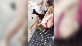 Cute Side Girl Gets Beat