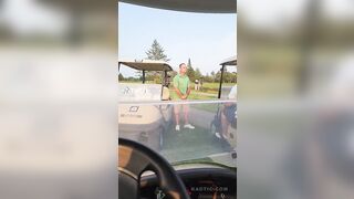 Male Karen Turns into "Macho Man" Randy Savage on the Golf Course