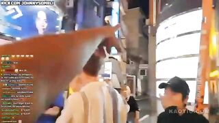 Dipshit Streamer Johnny Somali Knocked Out Cold In Japan