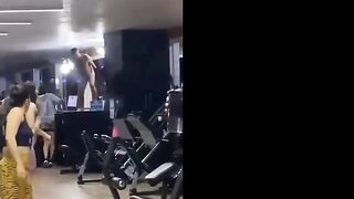 Intoxicated Naked Man Gets Jumped After Freakout Inside The Gym
