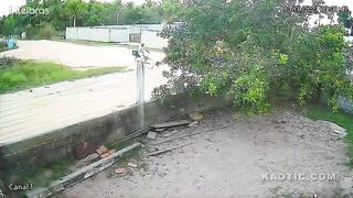 Biker Has Painful Encounter With A Bull