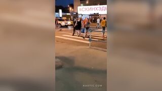 A little bit more view of the Caucasian vs. Skinhead fight in Russia