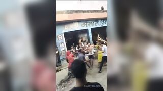 Mass Fight Over A Milk Breaks Out In Indian Village