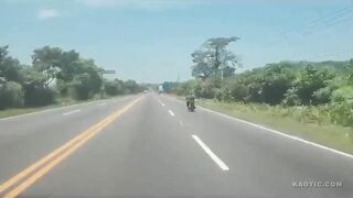 Motorcyclist Falls Asleep, Dies On Spot In Guatemala