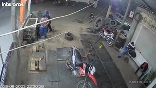 Mechanic Injured By Tire Explosion