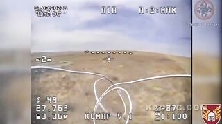 Couple of FPV successful drone attacks on invaders