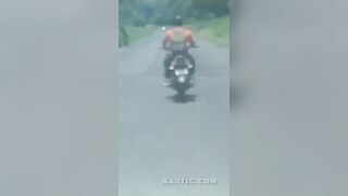 Drunk Biker Gets In Trouble