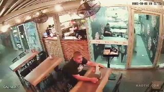 Fight Breaks Outside Israel Bar