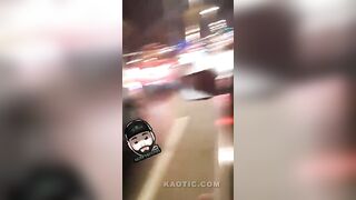 Drugged Mexican Girl Strips On Busy Highway pt.2