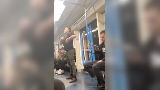 Schizophrenic Man Goes Insane On Public Transport