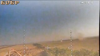 Right in the ass! Direct hit to a Ukrainian by a kamikaze drone