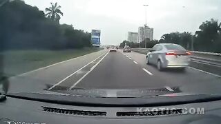 Biker bowling.