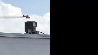 Florida: Fire Rescue Helicopter Crashes Into Apartment Complex