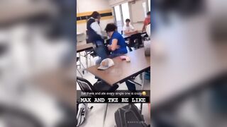 NO REACTION: This is The Nate Diaz of School Fighters