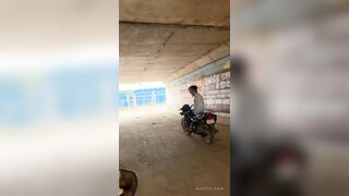 Indian gets run over in cartoon like fashion(fake)