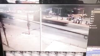 Red Truck Killing Scooter Riders In China